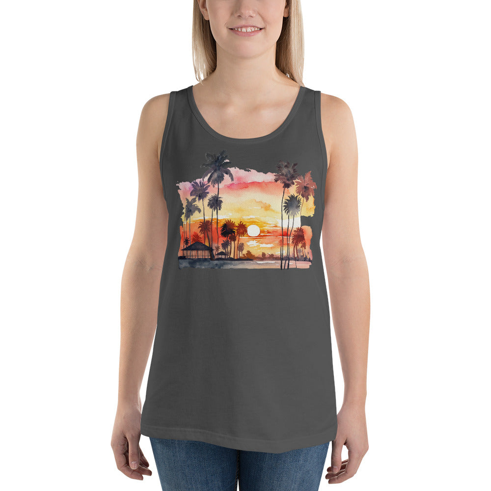 Summer Scene Unisex Tank