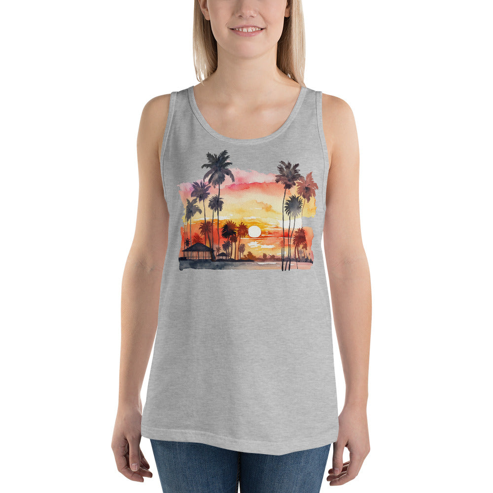 Summer Scene Unisex Tank