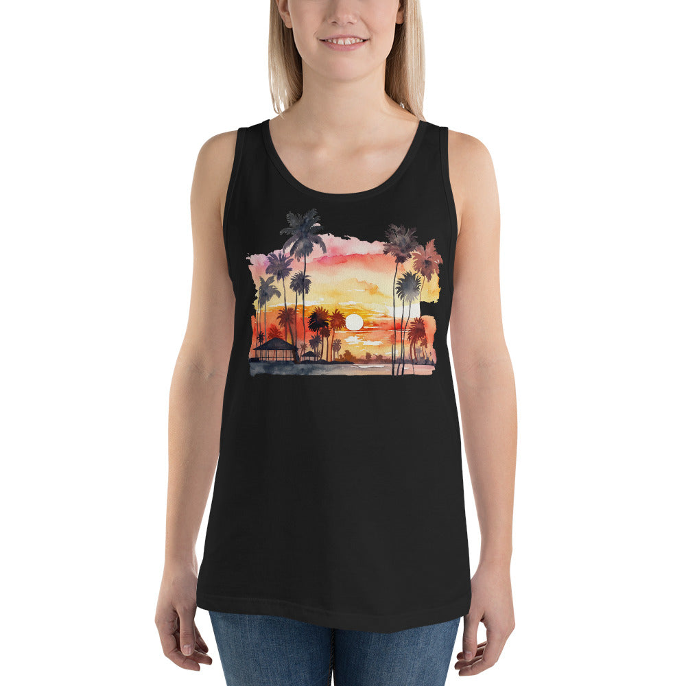 Summer Scene Unisex Tank