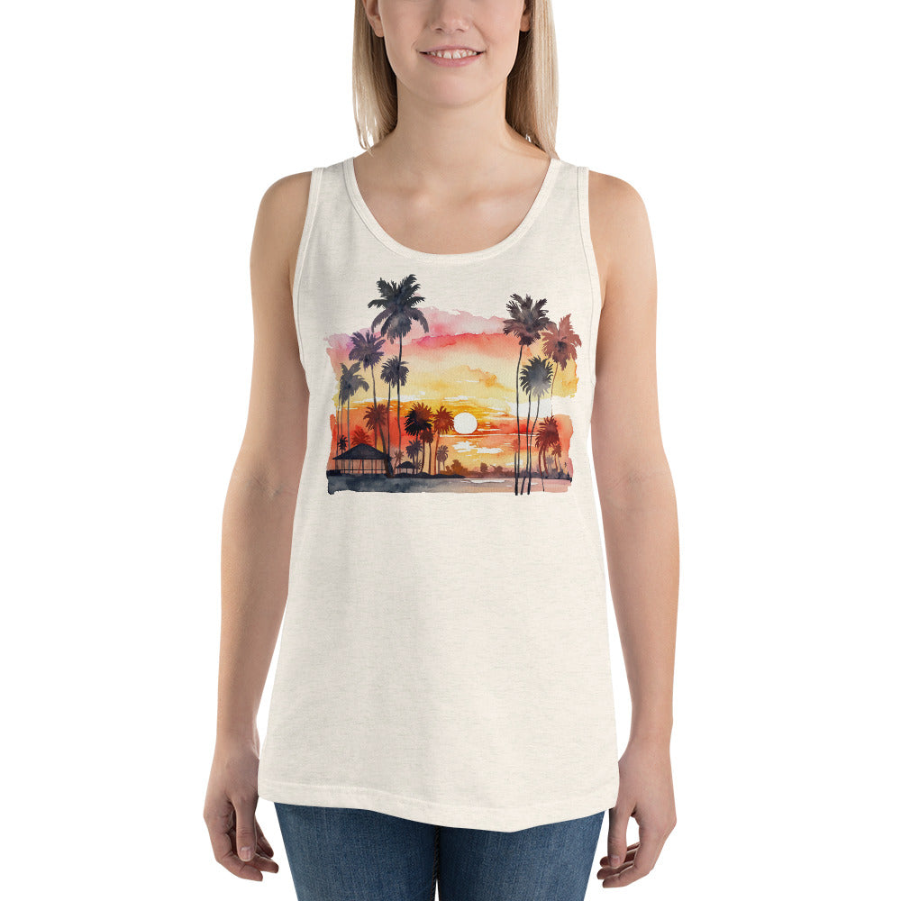 Summer Scene Unisex Tank