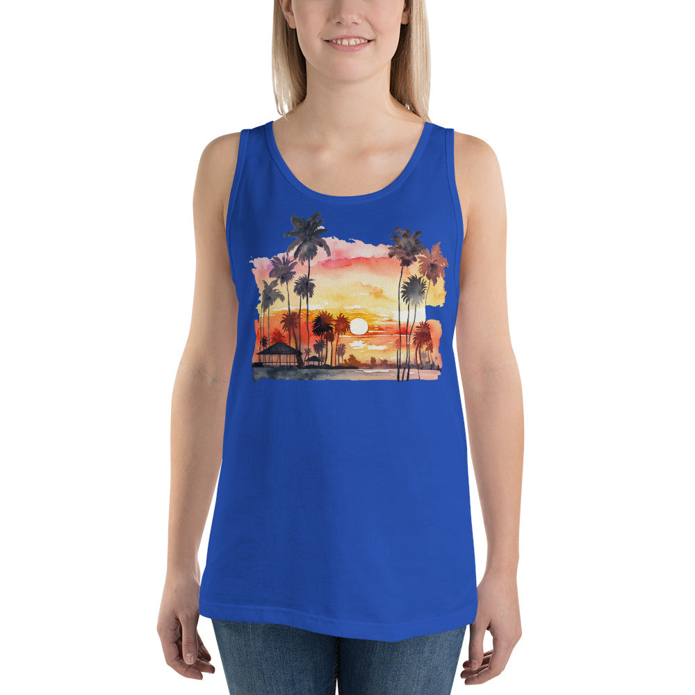 Summer Scene Unisex Tank
