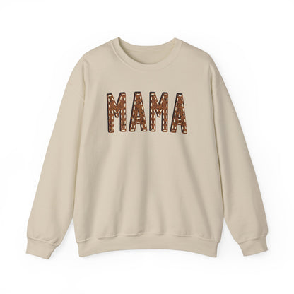 Mama Tooled Leather Crewneck Sweatshirt