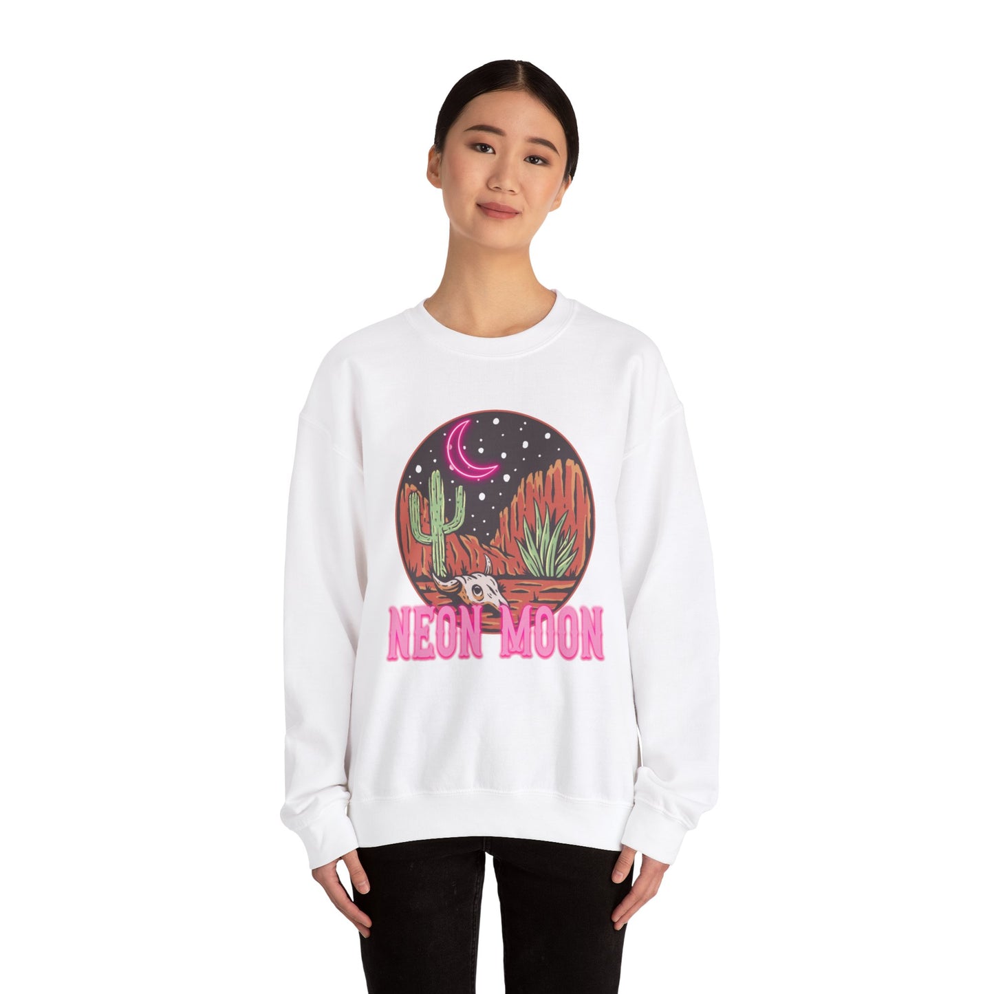 Neon Moon Crewneck Sweatshirt