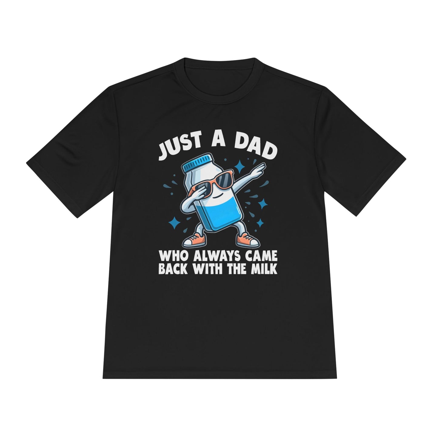 Just a Dad Moisture Wicking Tee, Funny Dad Shirt, Gift for Father's Day, Dad Joke Shirt, Unisex Tee for All Occasions