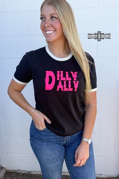 Dilly Dally Ringer Tee