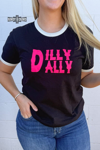Dilly Dally Ringer Tee
