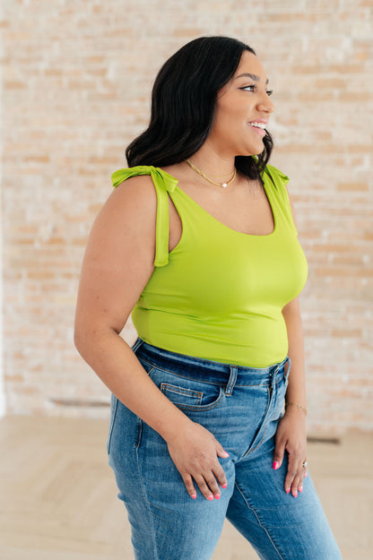 Just a Spritz Bodysuit in Lime