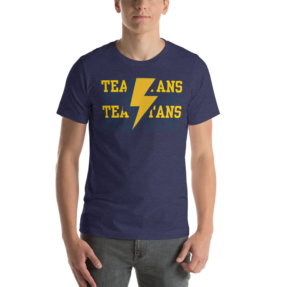 Tea Titans Stacked Lightning Cut Out