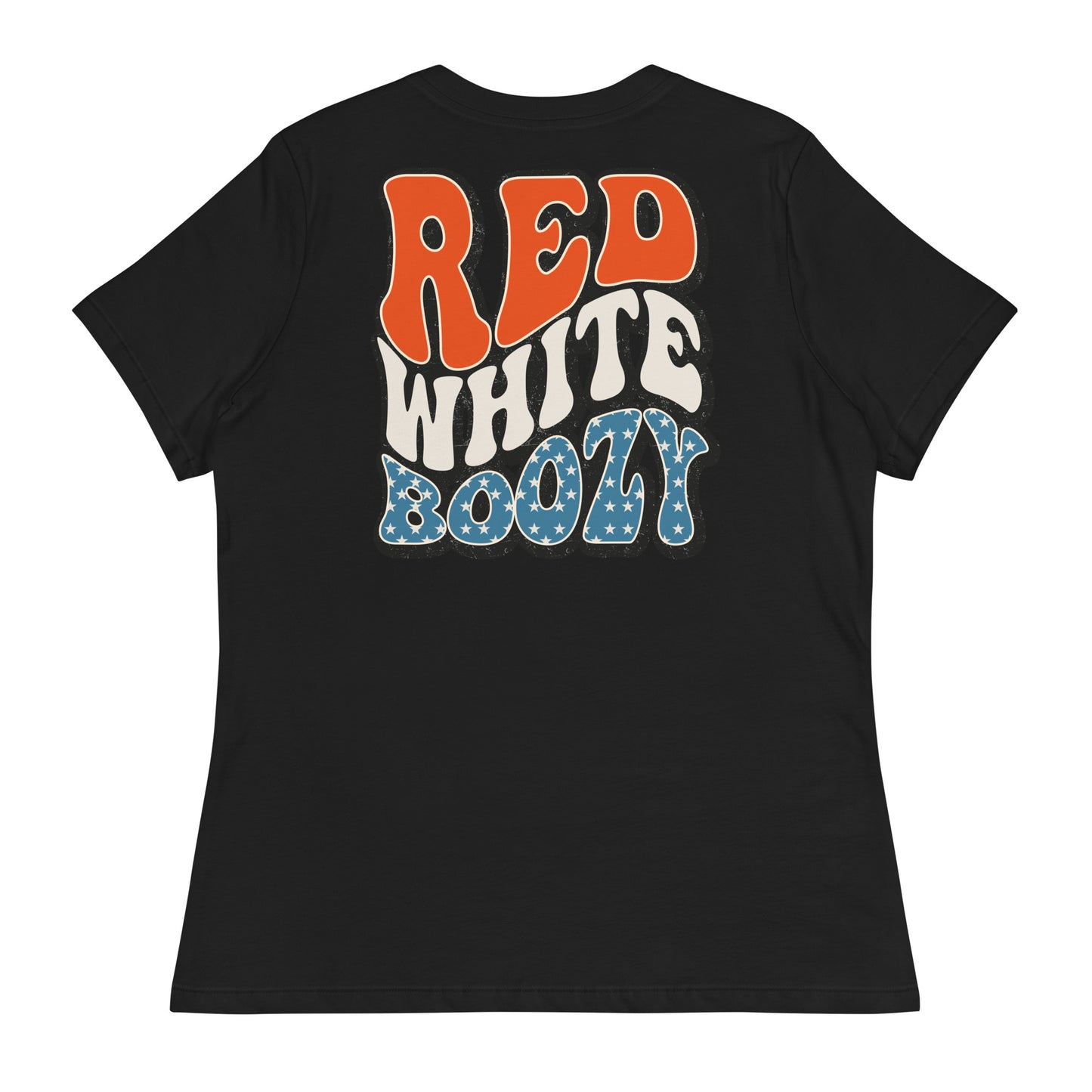 Red White and Boozy Fourth of July Graphic Tee