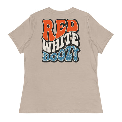 Red White and Boozy Fourth of July Graphic Tee